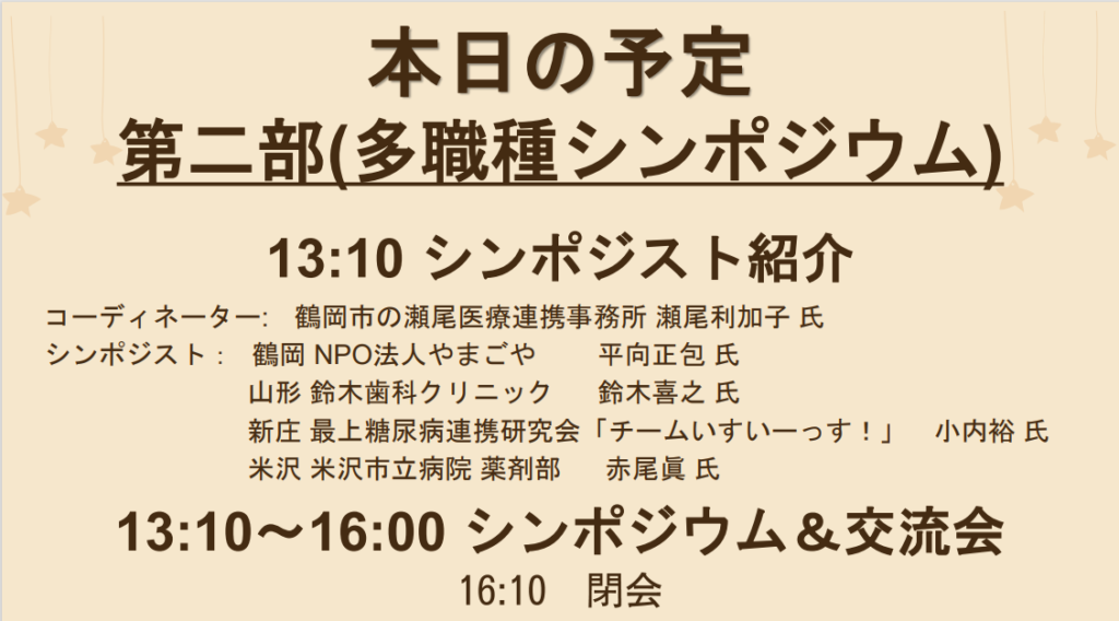 山形県在宅医療推進フォーラム2023開催！＆やまがた多職種連携チーム“もある(morel)”始動！～その②～ お知らせ 医療法人社団侑